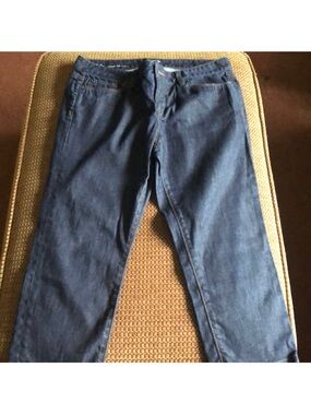 LOFT Dark Blue Modern Crop Jeans